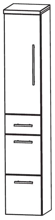 Puris Star Line Hochschrank 40 cm HNA094A7M - Ansicht 2