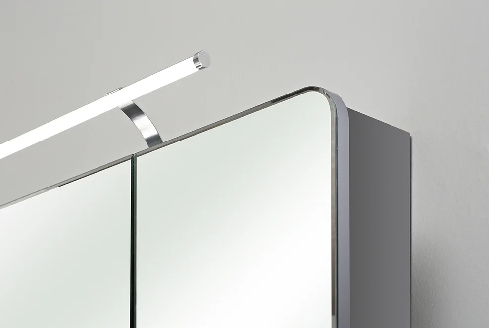Pelipal 4005 Spiegelschrank 90 cm mit LED-Aufsatzleuchte - Ansicht 2