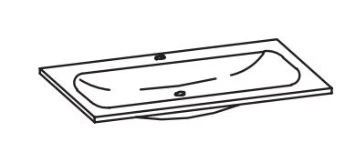 Pelipal Quickset 923 - Badmöbel Kombination 100 cm - Ansicht 7