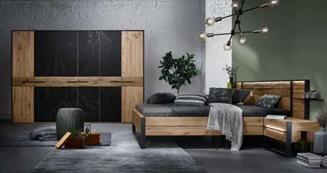 Komplettes Schlafzimmer Industrial