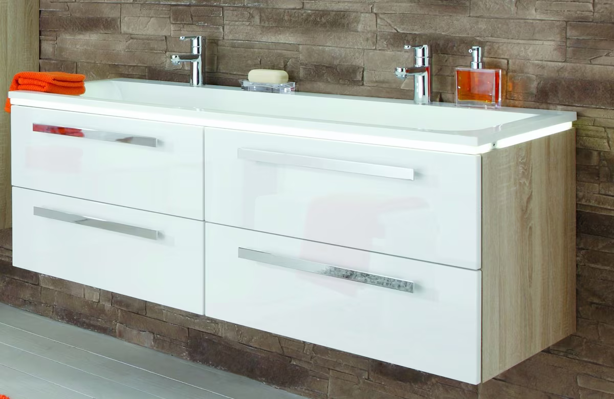 Puris Star Line Waschplatz 140 cm - für einen Doppelwaschtisch - Ansicht 3
