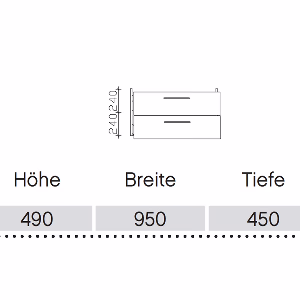 für Waschtisch Duravit - DuraStyle 100 cm