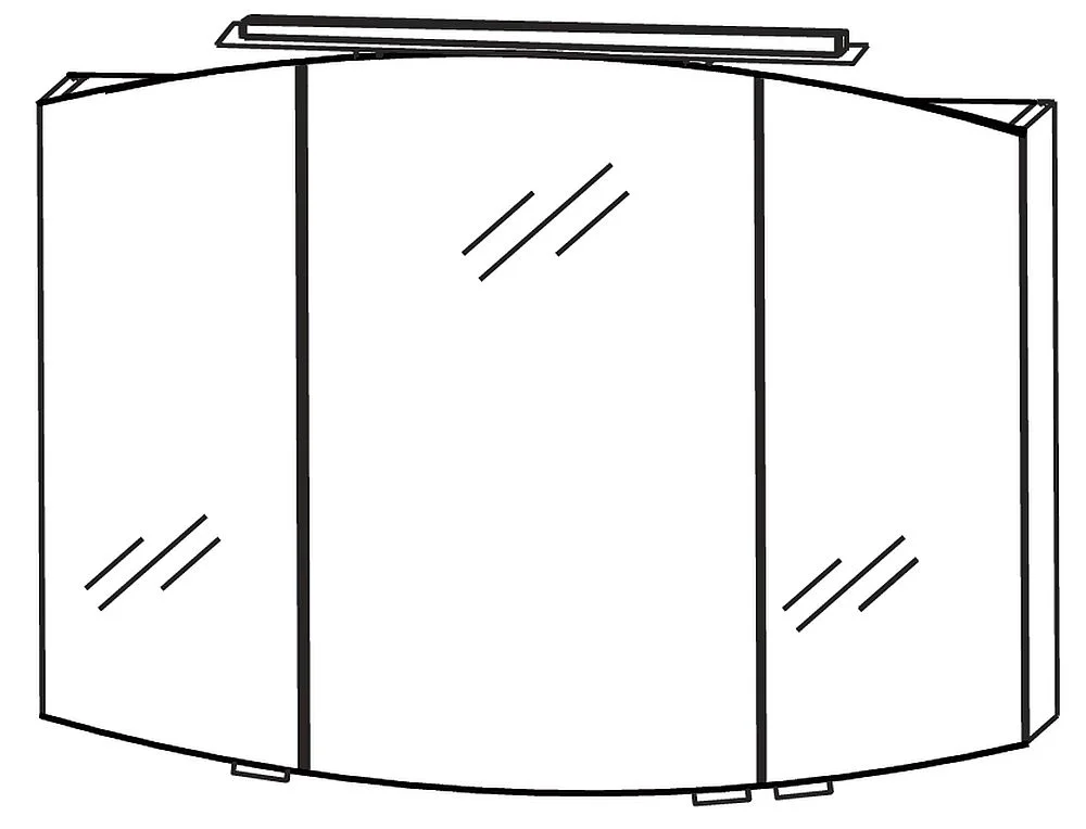 Spiegelschrank 90 cm S2A4390S9