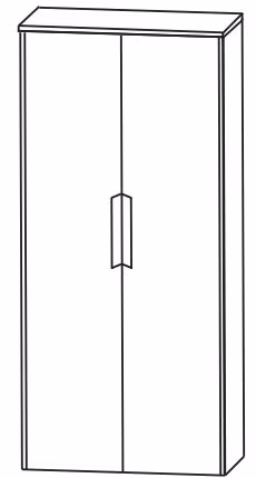 Puris d.light Mittelschrank 62,2 cm MNA816AD - Ansicht 2
