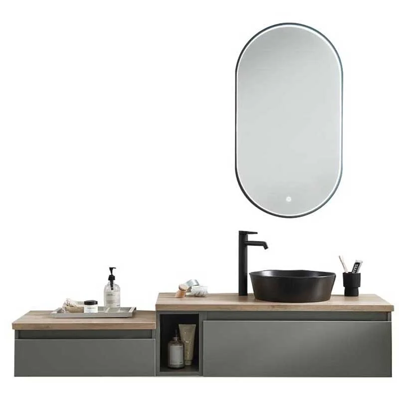 Puris Vialli Badmöbel Set 160 cm breit - Becken rechts