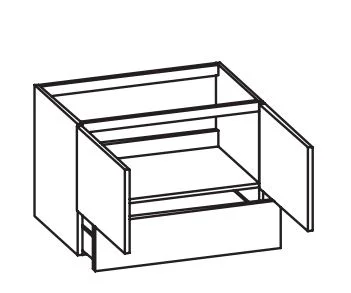 Pelipal Quickset 341 - Waschtischset 75 cm breit / Keramik, Glas oder Mineralmarmor - Ansicht 4