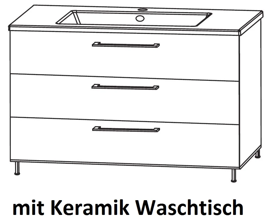 Puris Quada Waschplatz 120 cm SETQU121/2 - Einzelwaschtisch-Lösung - Ansicht 10