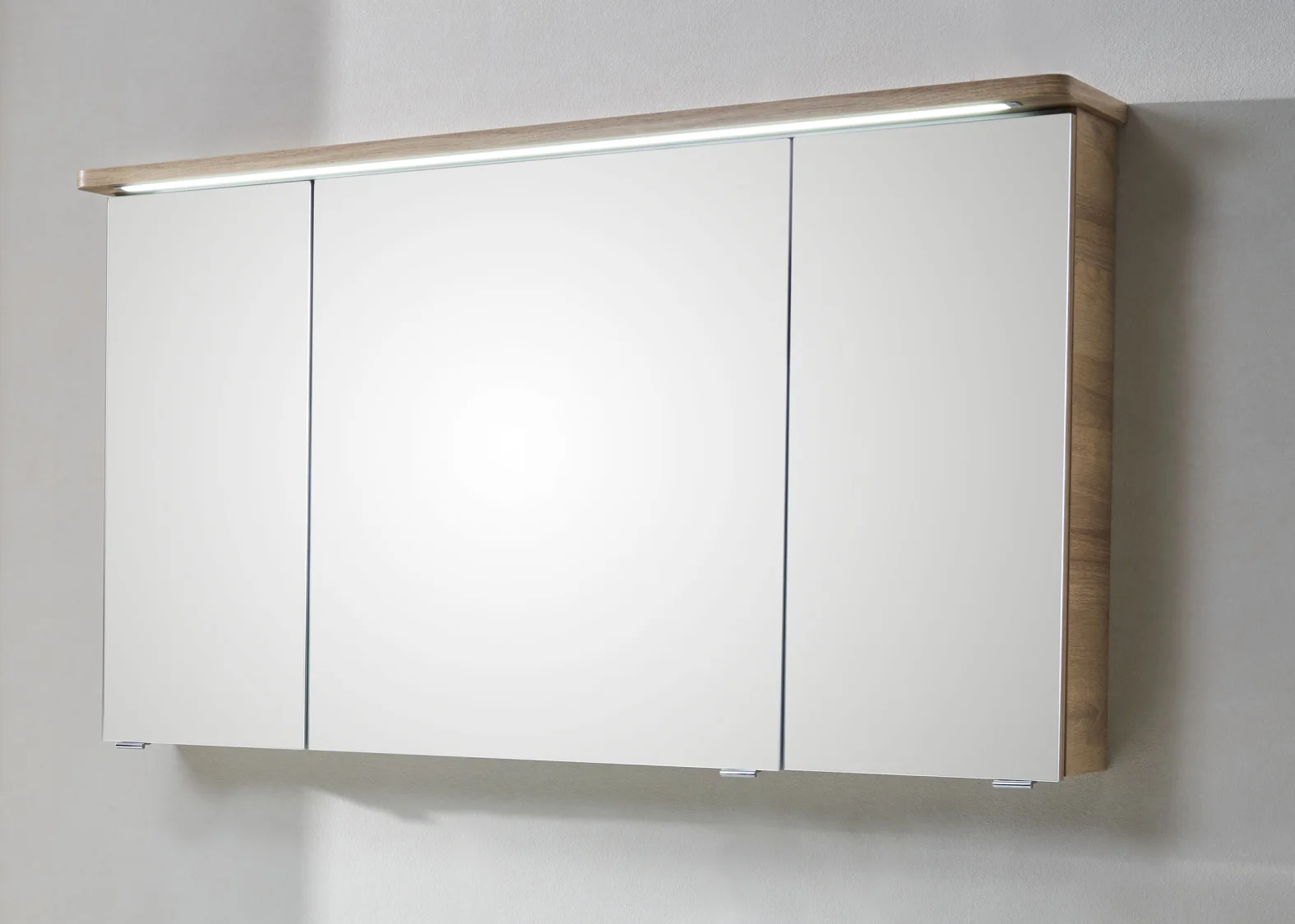 Pelipal 4005 Kombination 117 cm mit Spiegelschrank mit LED-Kranzbodenbeleuchtung - Ansicht 9