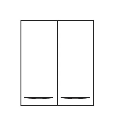 Pelipal 6025 Wandschrank 60 cm 6025-WS 60-01 - Ansicht 2