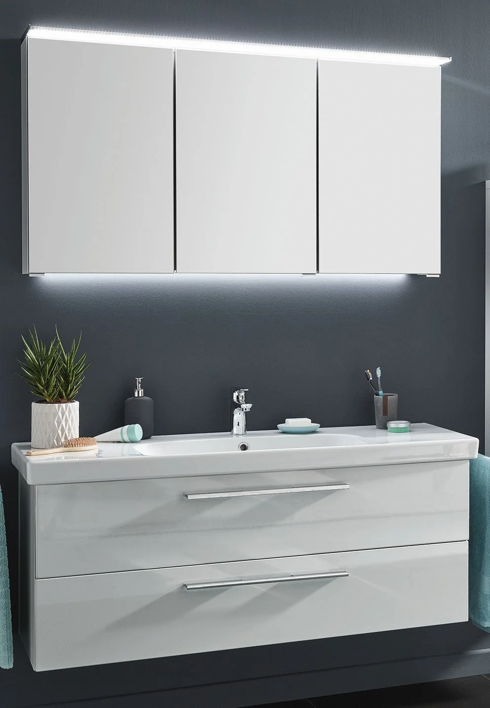 Puris Fine Line Badmöbelset 125 cm - Ansicht 2