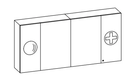Pelipal Vario Select Spiegelschrank SKNEKAL15G / SKNEKLA15G - 150 cm breit