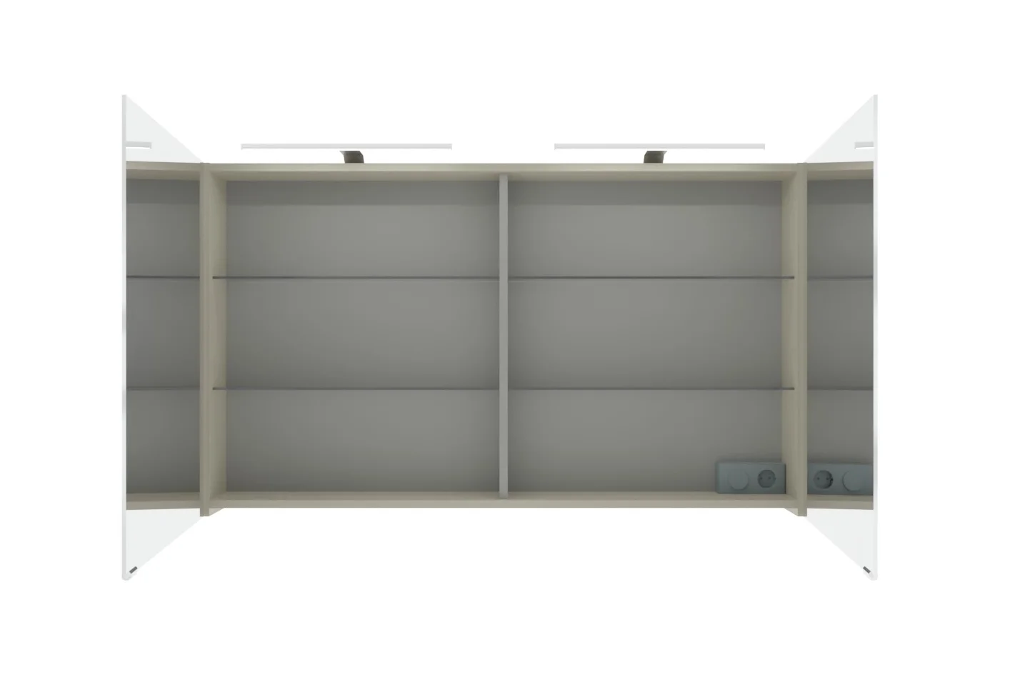 Pelipal 6090 Badmöbelset 120 cm - Doppelwaschbecken - Ansicht 10