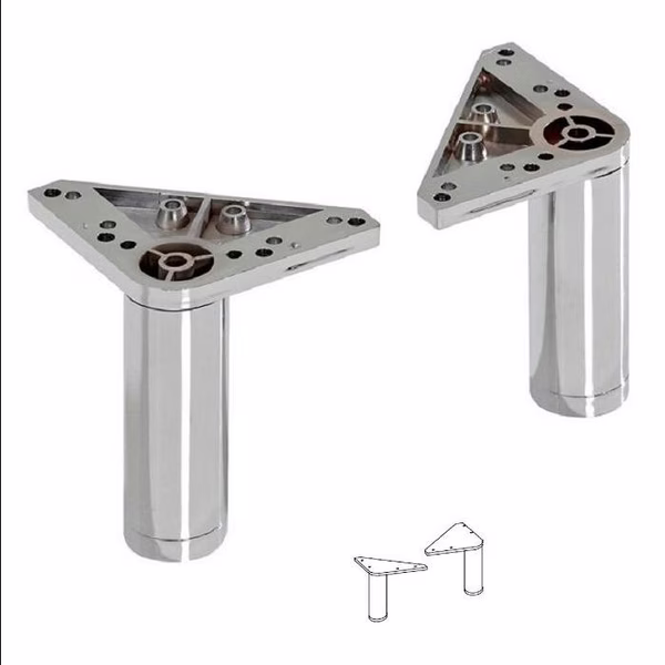 1x Fuß-Set (2 x 2 Stk)