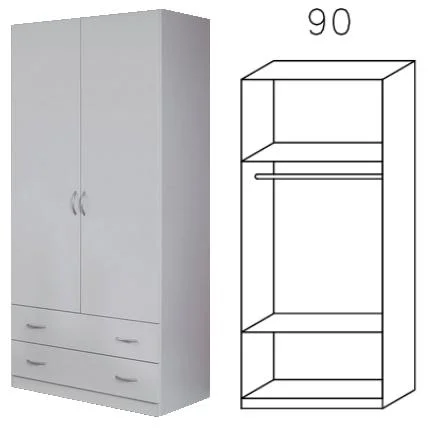 3729 Kombischrank, Breite 91 cm