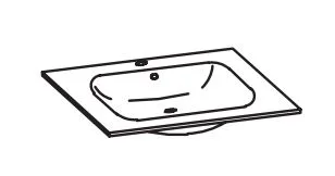 Pelipal Quickset 943 - Waschtisch mit Unterschrank 75 cm - Ansicht 4