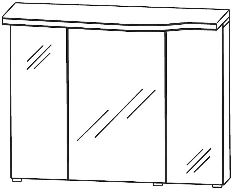 Spiegelschrank 90 cm SET43903L