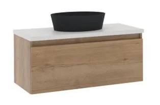 Waschtischunterschrank 36 cm hoch - bei dieser Höhe gibt es keinen Siphonausschnitt sondern einen verkürzten Auszug