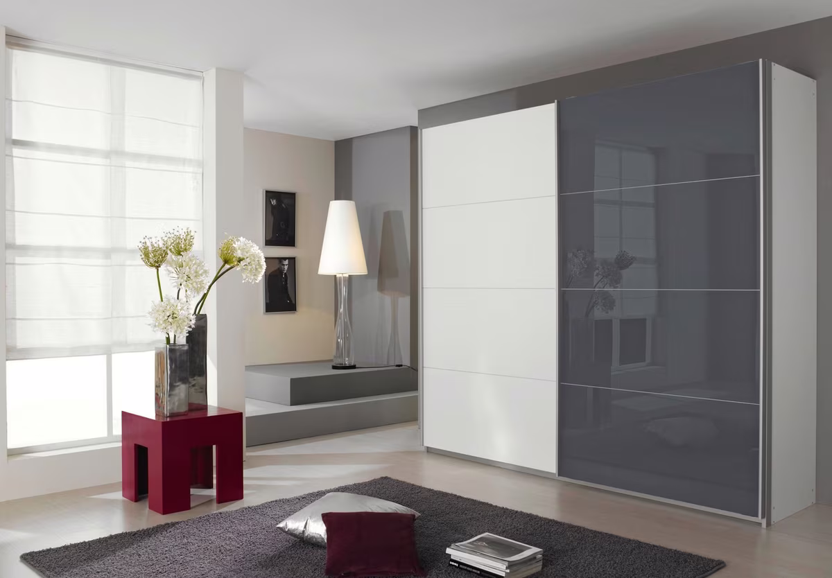 Rauch ORANGE Schwebetürenschrank Quadra Front Dekortür/Glastür - Ansicht 2