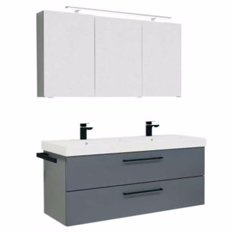 Puris Protection1 - Kombination 2 - 120 cm / mit Spiegelschrank Serie B