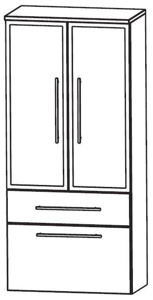 Puris Star Line Mittelschrank 60 cm MNA886B7M - Ansicht 2