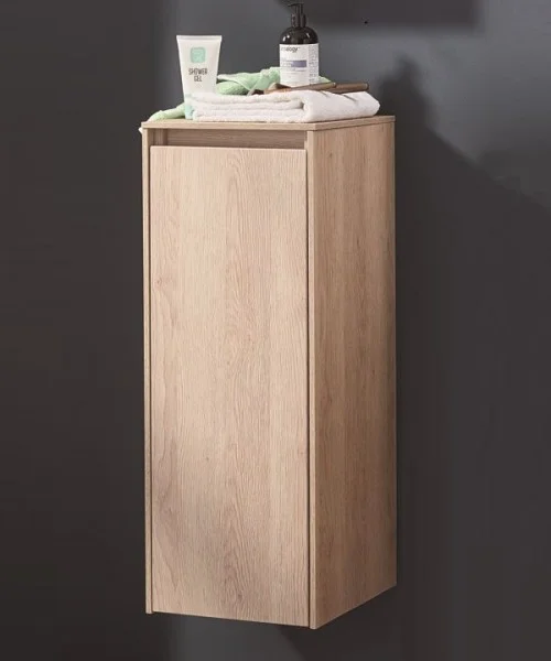 Puris Unique Waschtischunterschrank Eiche 102 cm - Set mit 2 x Highboard - Sonderpreis - sofort lief - Ansicht 3