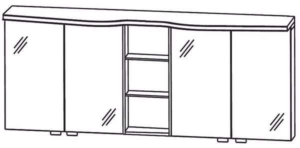 Spiegelschrank 180 cm SET41183