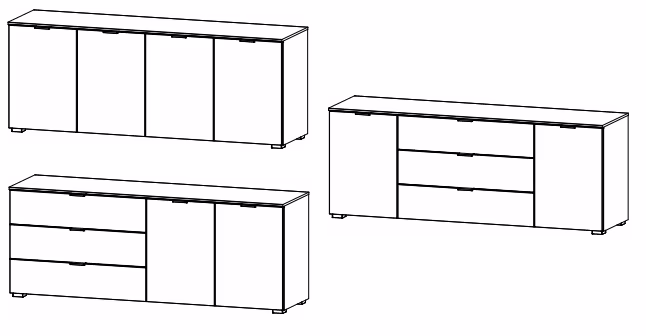 Rauch Select yourJOYce Kommoden / Breite 160 cm / verschiedene Ausführungen