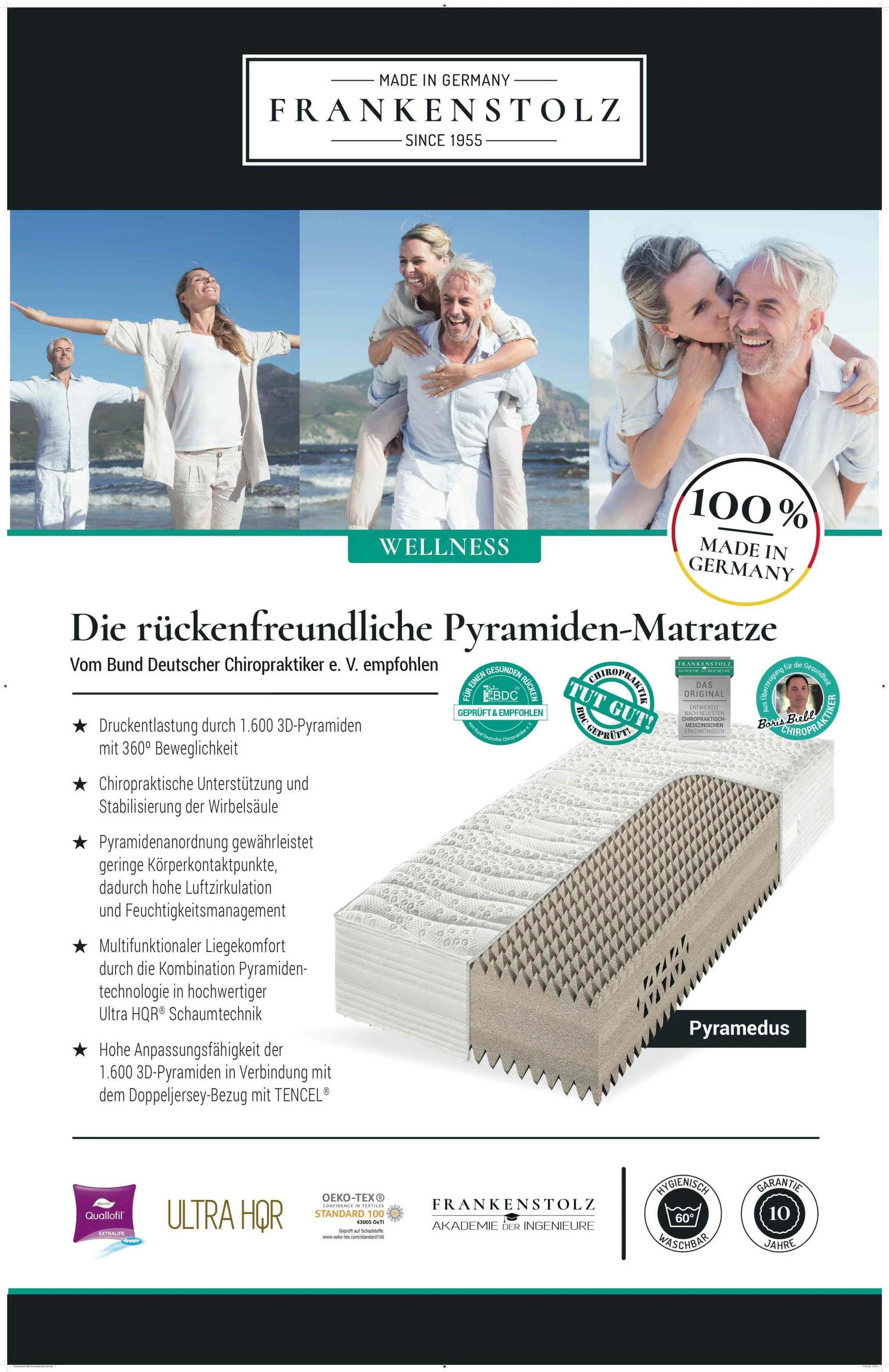 Frankenstolz Pyramedus KS Matratze - Ansicht 2