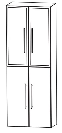 Puris Fine Line Hochschrank 60 cm HNA03615 - Ansicht 2
