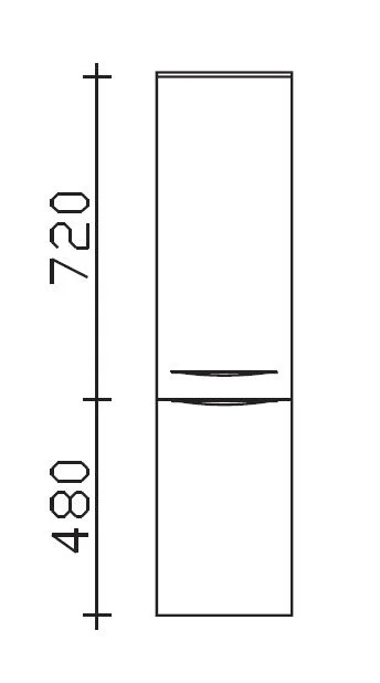 Pelipal 6025 Midischrank 45 cm 6025-MS 45-01 - Ansicht 2