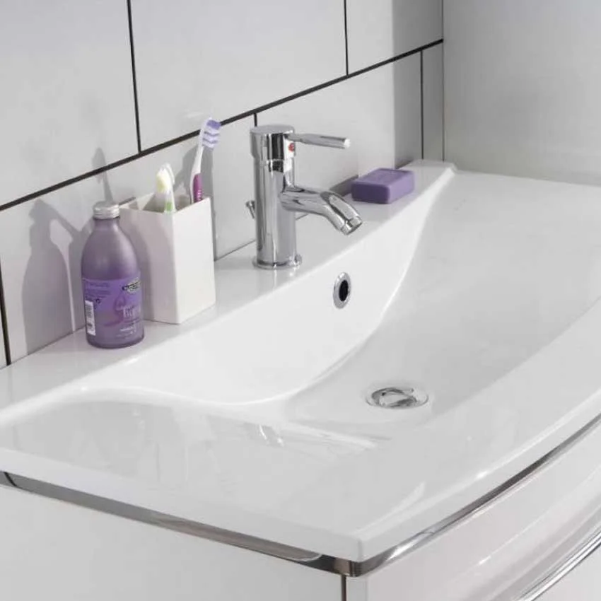 MARLIN 3040city Waschtisch-Set 60 cm - Mineralmarmor - Ansicht 7