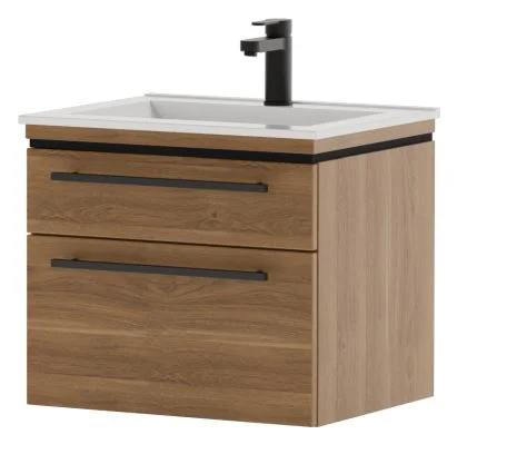 Puris Cool Line Waschtischset 60 cm - Waschtisch variabel - Ansicht 2