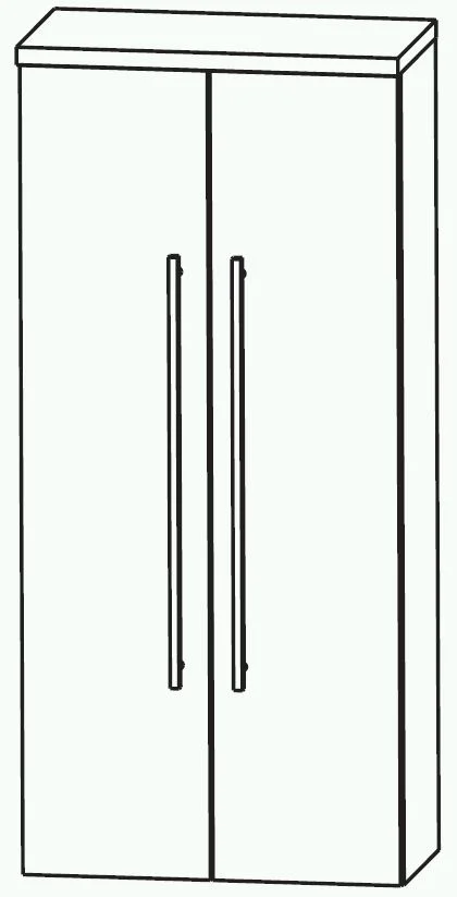 Puris Swing Mittelschrank mit Innenschubkasten 60 cm MNA846A7 - Ansicht 2