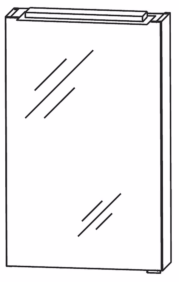 Spiegelschrank 40 cm S2A514B1DL