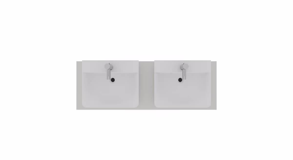 Puris Unique Badmöbel Set - Doppelwaschplatz / 142 cm - Ansicht 9