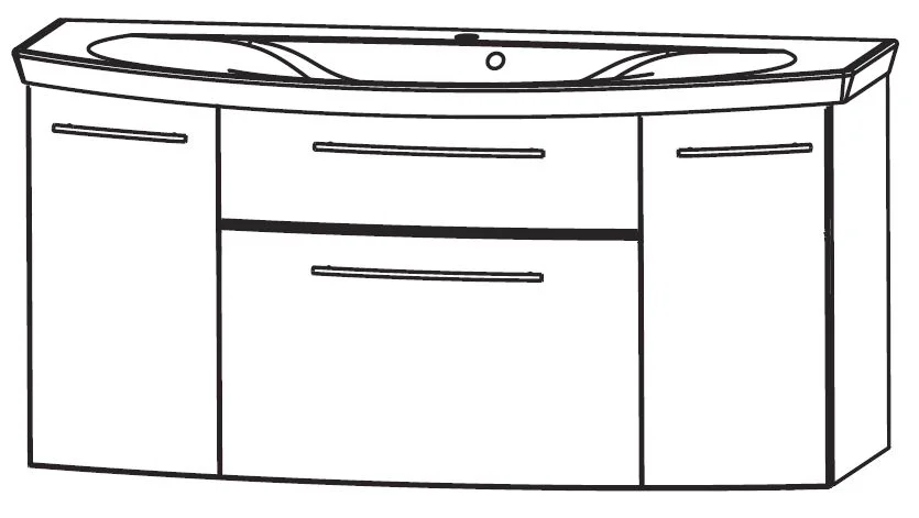 Puris Vuelta Bad-Kombination - 120 cm - Ansicht 6