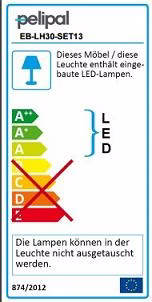 EB-LH30-SET 13 LED-Schattenfugen-Beleuchtung (nicht bei Glaswaschtischen möglich)