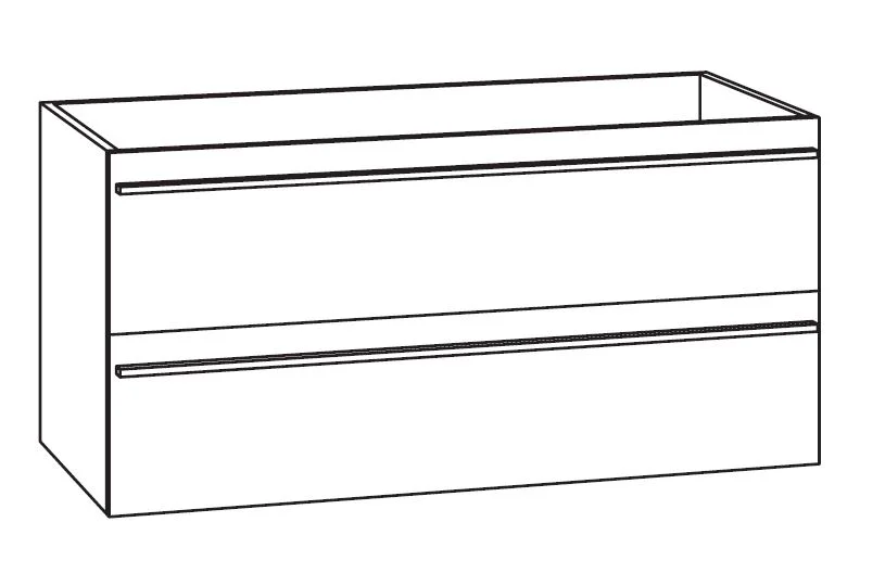 MARLIN 3250star - Waschplatz 100 cm / mit Auszügen - Ansicht 6