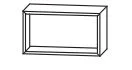 Puris Aspekt Bad-Funktionsregal / 30 cm / 60 cm / 90 cm - Ansicht 2