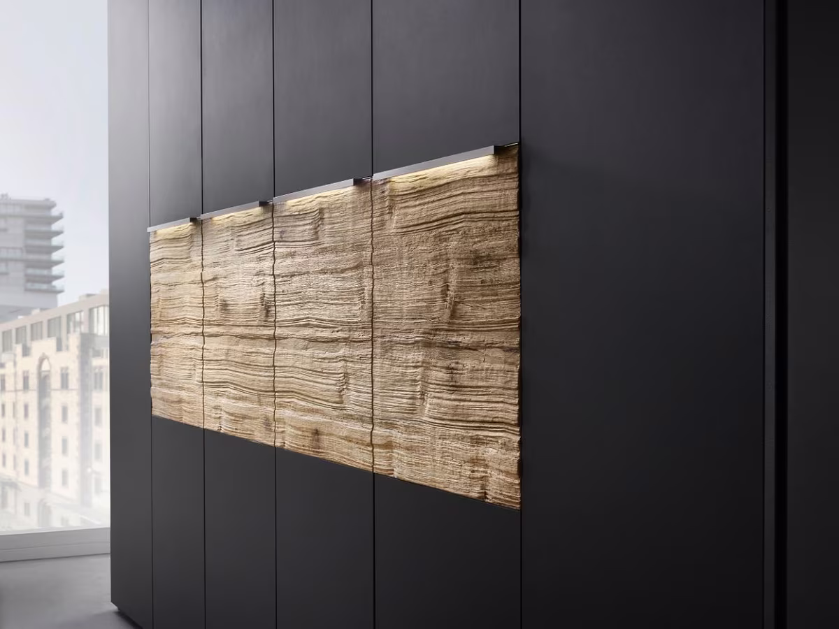 Thielemeyer Steel Schlafzimmerset inkl. Drehtürenschrank 6-türig, Lack weiß - Ansicht 7
