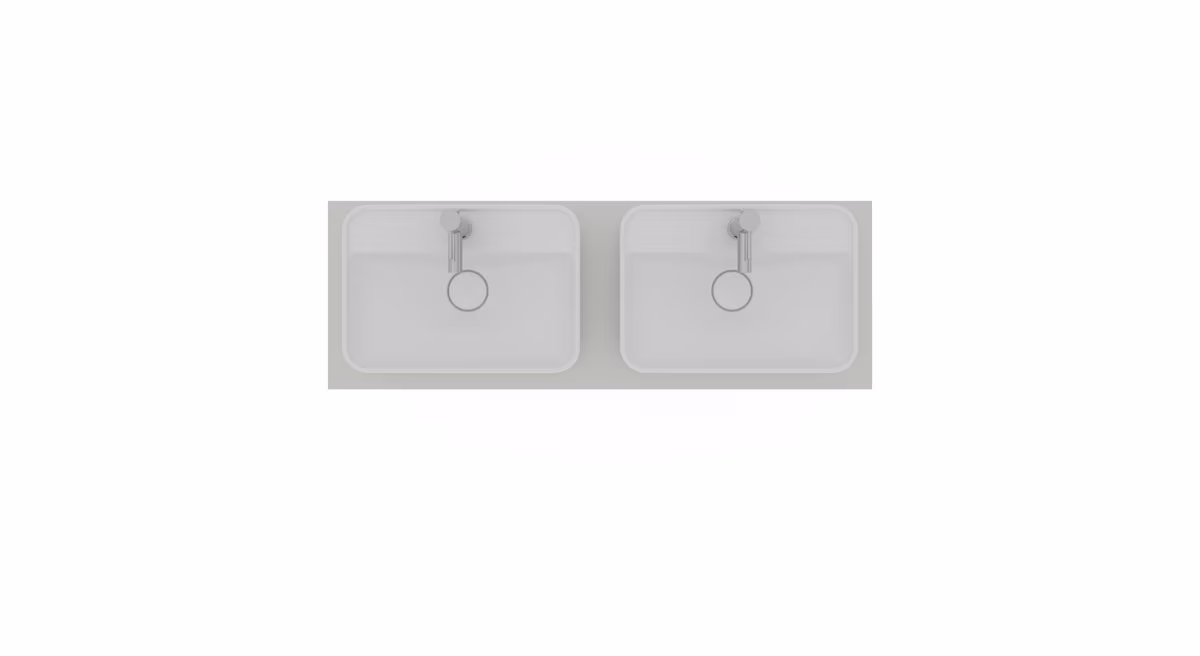 Puris Unique Badmöbel Set - Doppelwaschplatz / 142 cm - Ansicht 11