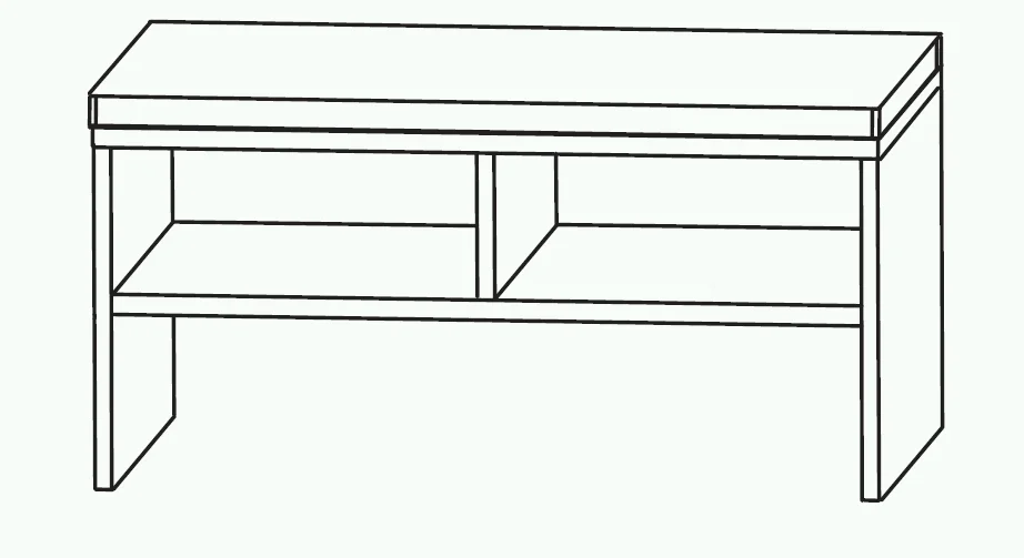 Puris Classic Line Sitzbank 90 cm SETBANK9 - Ansicht 2