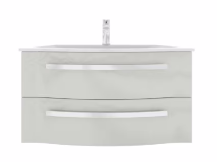 Pelipal 4005 Badmöbel Set mit Spiegelschrank mit Kranzboden - 92 cm - Ansicht 6