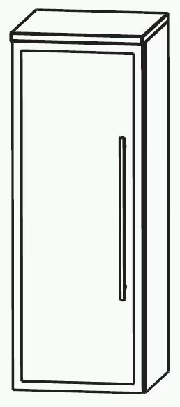 Puris Swing Glastür-Highboard 30 cm HBA513B7 - Ansicht 2