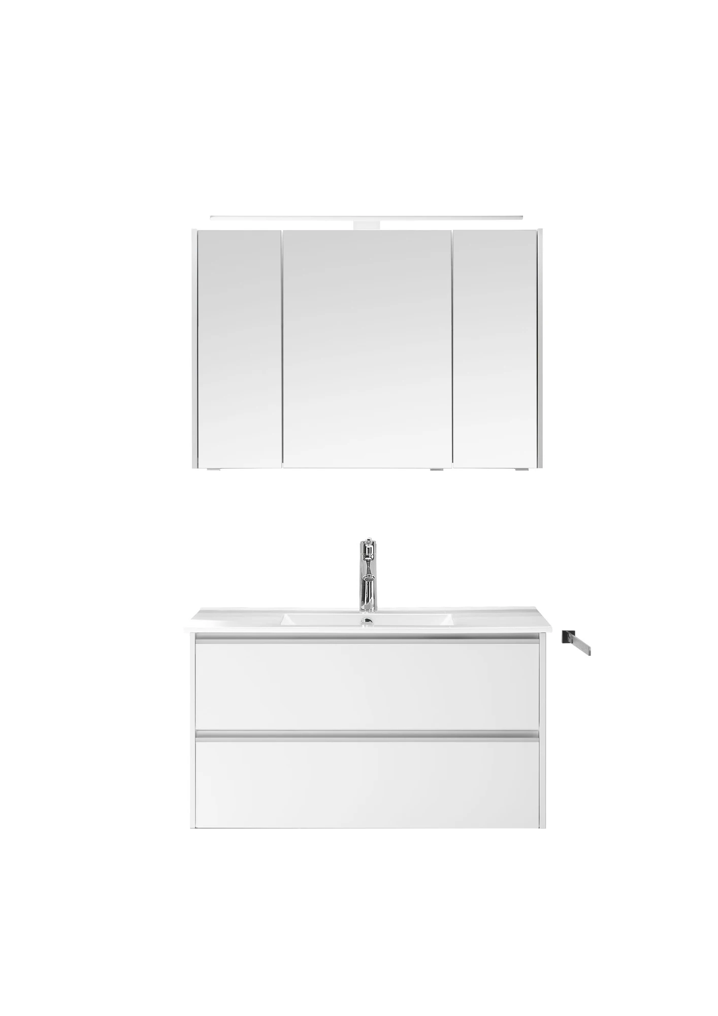 Pelipal 6040 Waschtisch-Set 101 cm - 2 Auszüge