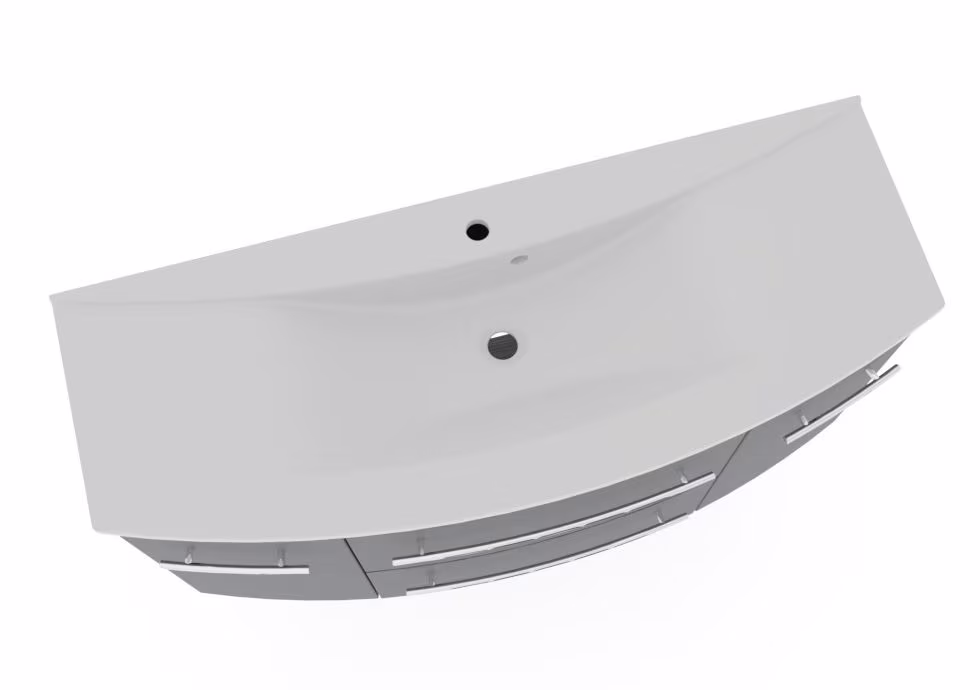 Marlin 3040city Badmöbel Set mit Mineralmarmorwaschtisch - 120 cm - Ansicht 10