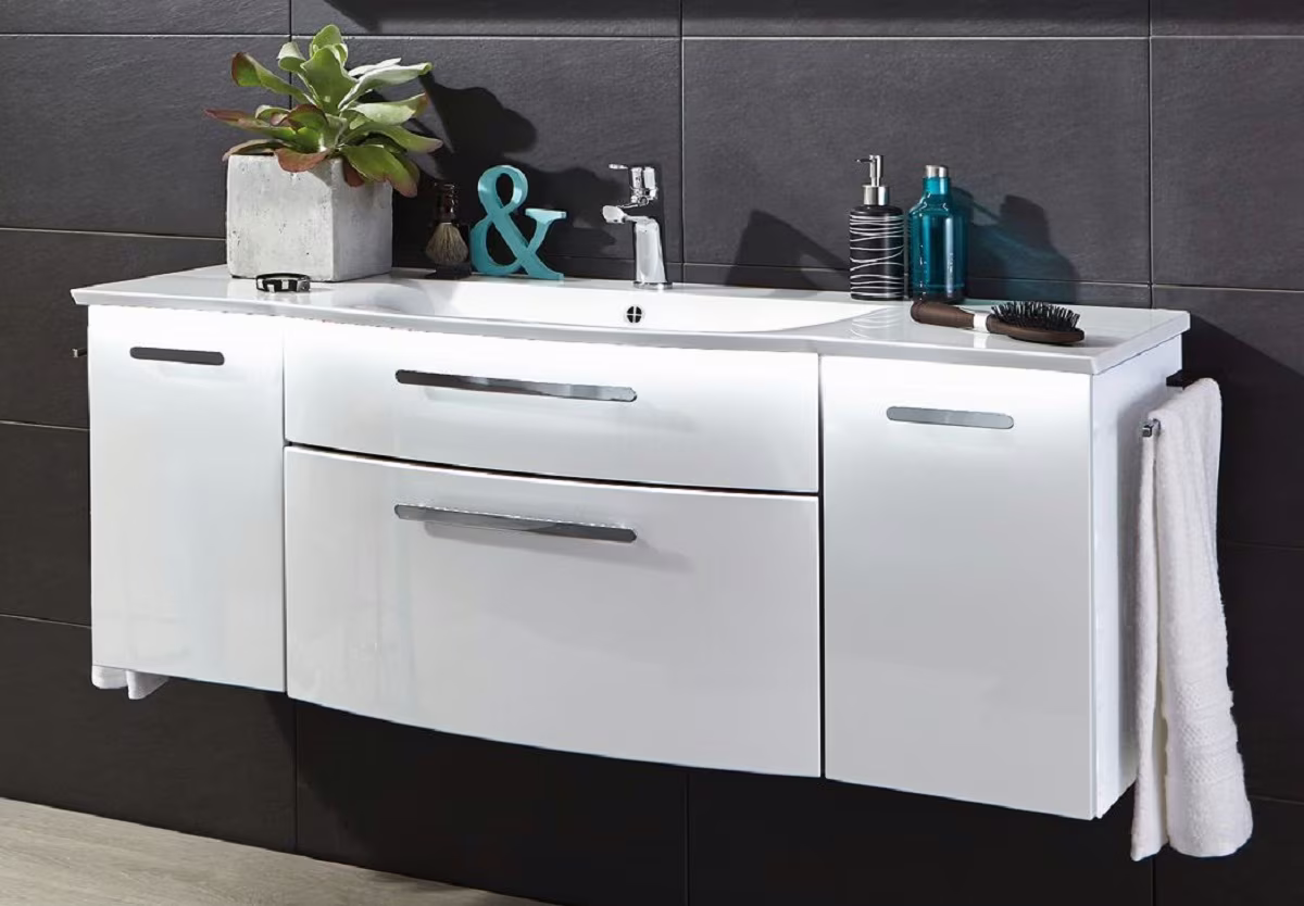 Puris Linea Badmöbel-Set, 130 cm - Ansicht 5