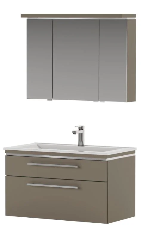 Puris Cool Line Waschtisch mit Unterschrank 92 cm - Keramik - Ansicht 3