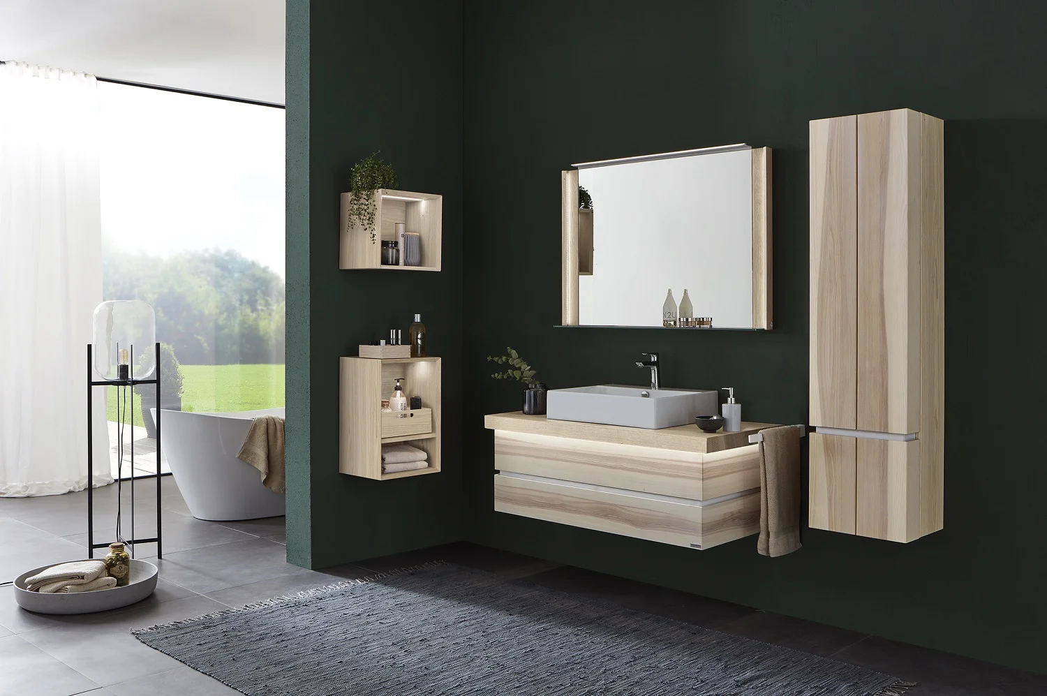 Thielemeyer Fresh Massivholz Badmöbelset 800070/801070 - Vorschlag 5 - 122 cm - Ansicht 7