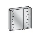 Spiegelschrank 2-türig, gemäß Beschreibung 82 cm breit